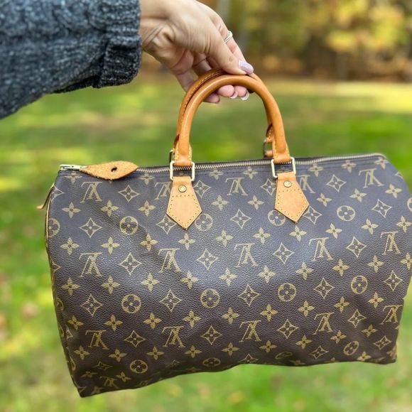 Auth Louis Vuitton Monogram Speedy 40 - Picture 7 of 13